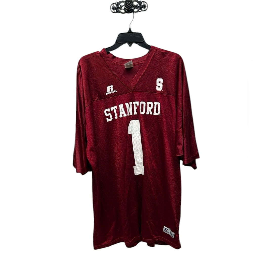 Vintage Russell Athletic Stanford Red Jersey #1 3XL